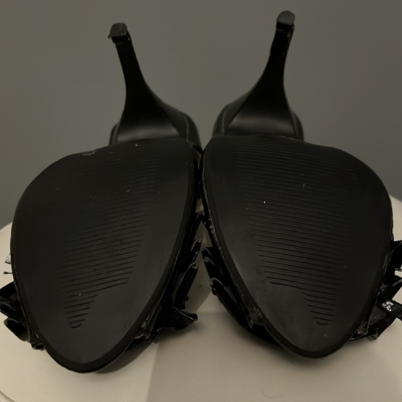 Black peep toe heel - Picture 7 of 7